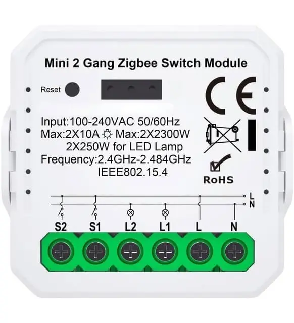 Dnake Smart Switch 2 Röle