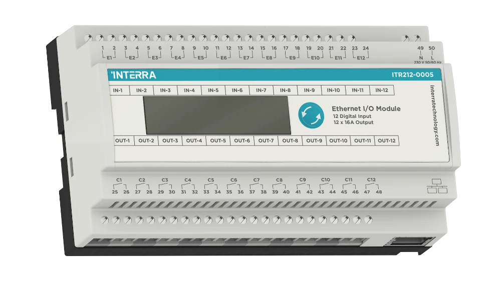 12 Kanallı Ethernet I/O Modul
