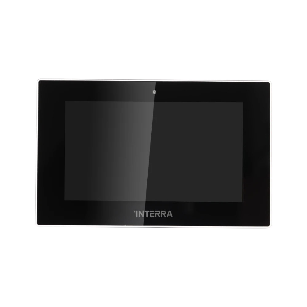 7" Linux Gümüş Gövdeli Dokunmatik İç Mekan Monitörü - 12V DC / 12V POE