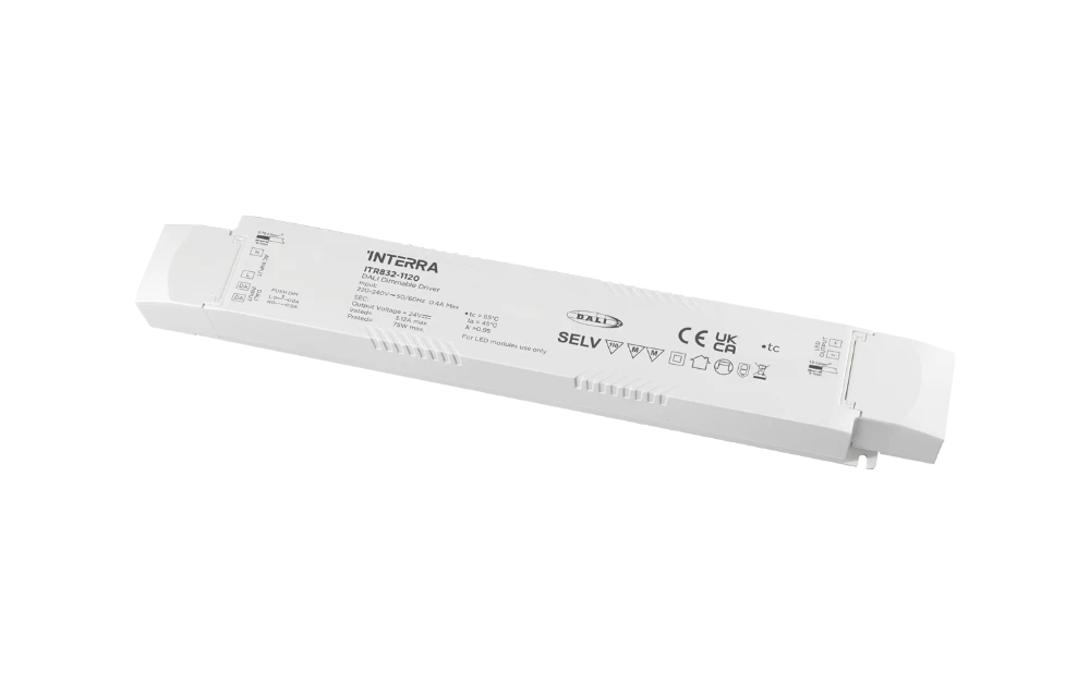 75W DALI-2 DT6 Constant Voltage Dimlenebilir LED Sürücü (24 V DC)