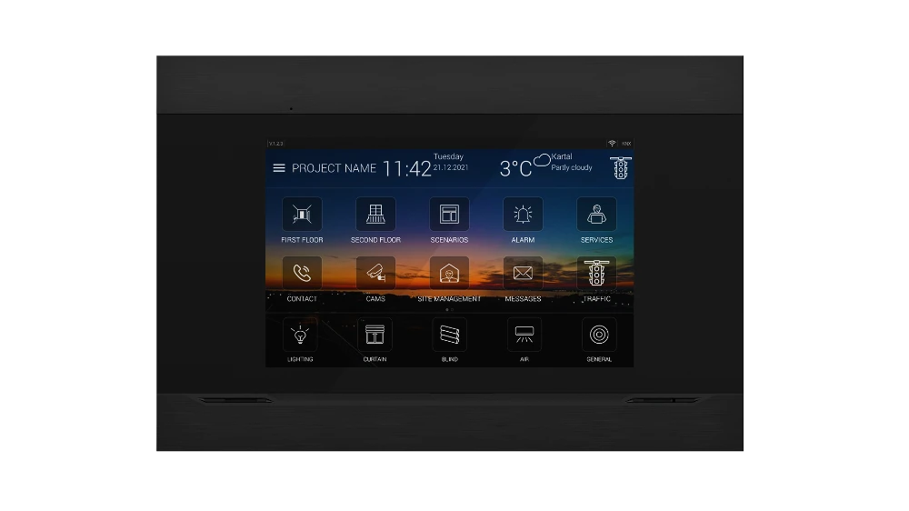Interra 4 - 7" KNX Dokunmatik Panel