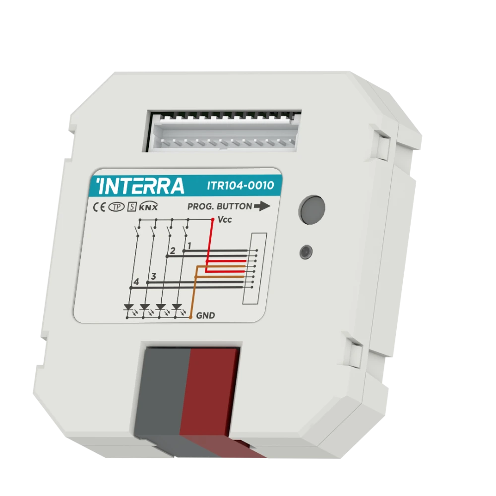 KNX Binary Interface - 4 Kanal