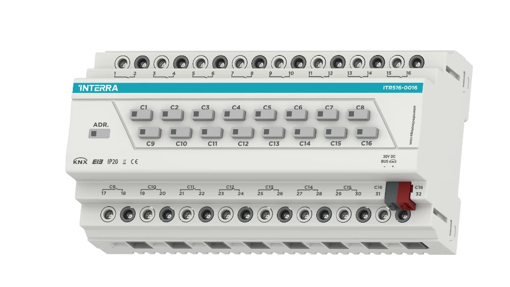 KNX Combo Aktuatör - 16 Kanal