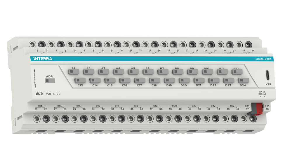 KNX Combo+ Aktuatör - 24 Kanal