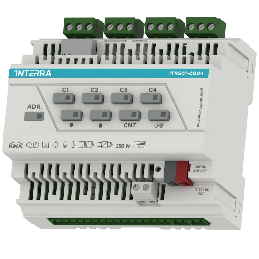 KNX Evrensel Dimmer Aktüatör - 4 Kanal