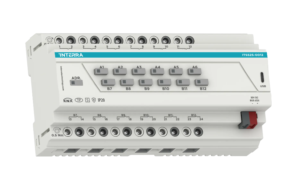 KNX Secure Combo+ Aktuatör - 12 Kanal